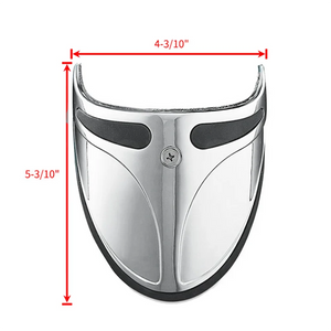 Extension de garde-boue chromée pour Harley-Davidson Dyna - vue 6