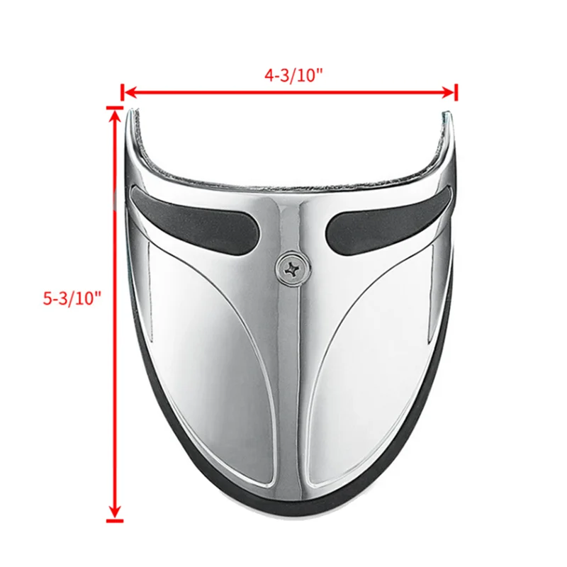 Extension de garde-boue chromée pour Harley-Davidson Dyna - vue 6