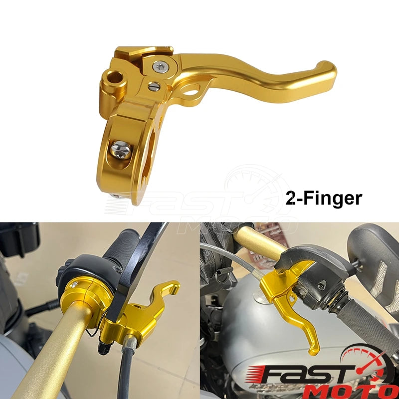 Levier d'embrayage chromé en aluminium pour moto Harley-Davidson Dyna - vue 18