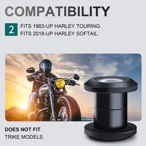 Kit de Silentblocs Polyuréthane pour Rehausse de Guidon - Harley-Davidson Touring 1983+ et Softail 2018+ – photo 3/6