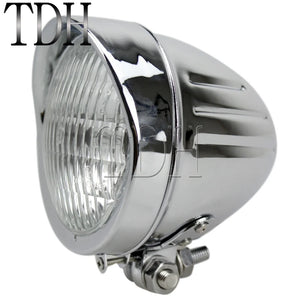 Phare rétro H4 pour Harley Softail Dyna - vue 6