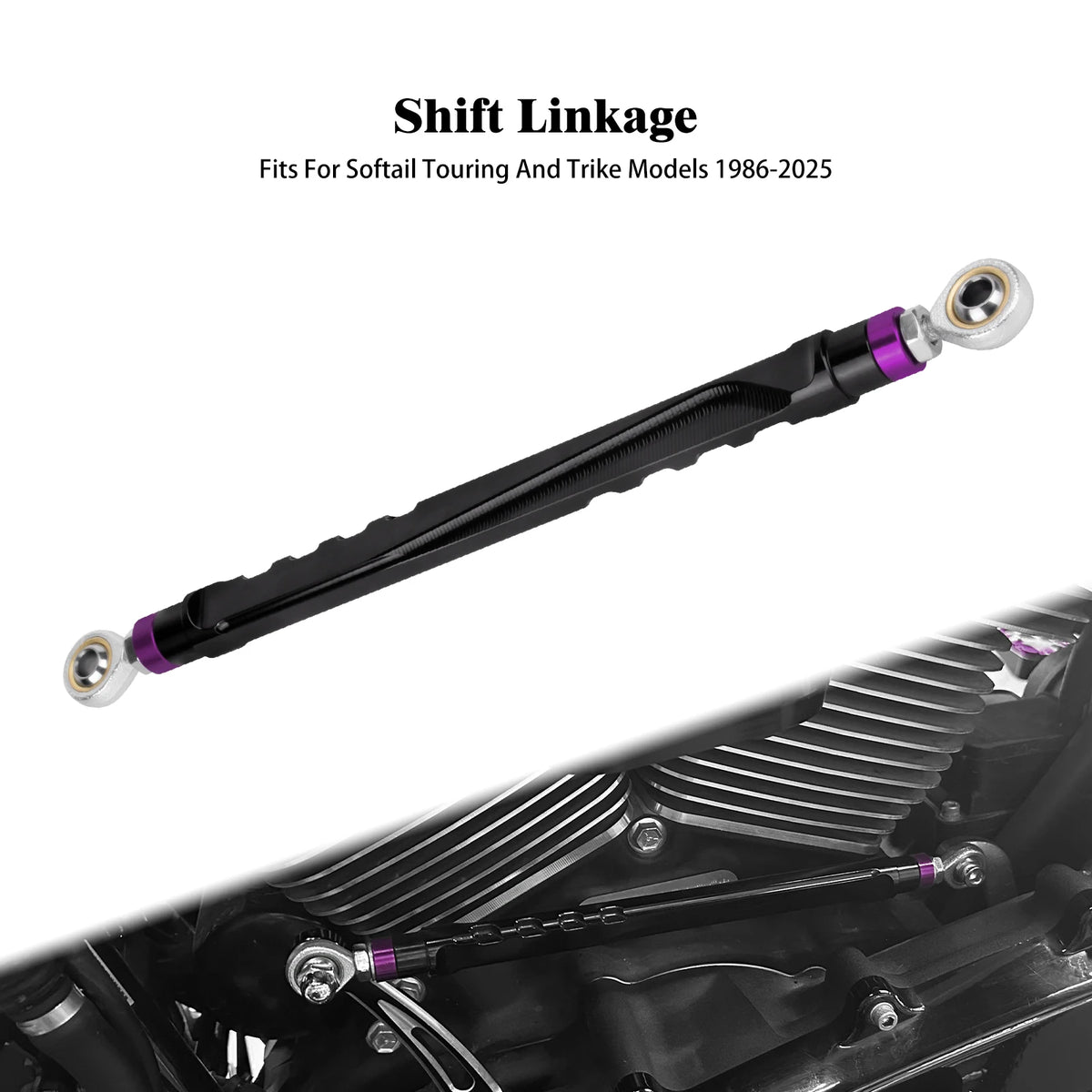 Levier de Sélecteur de Vitesse (Shift Linkage) - Harley-Davidson Softail, Touring 1986 et plus – photo 14/14
