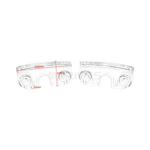 Caches de vis de culasse chromés pour Harley Twin Cam - vue 6