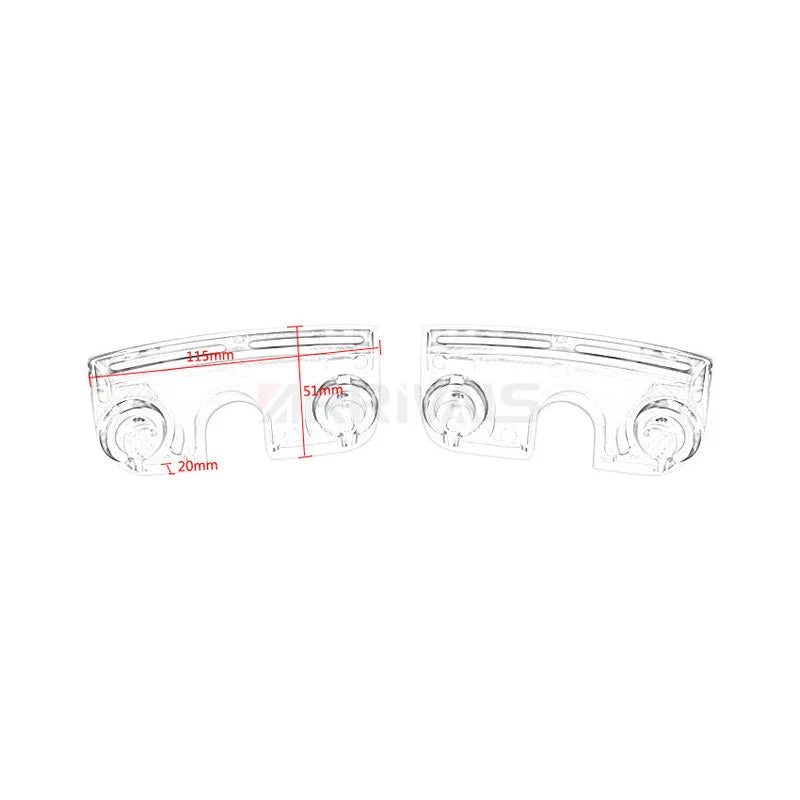 Caches de vis de culasse chromés pour Harley Twin Cam - vue 6
