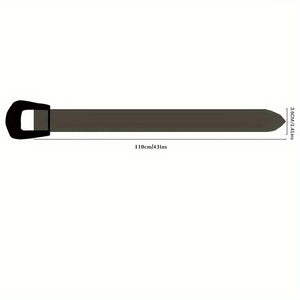 Ceinture noire simili cuir cloutée style punk Y2K - vue 6