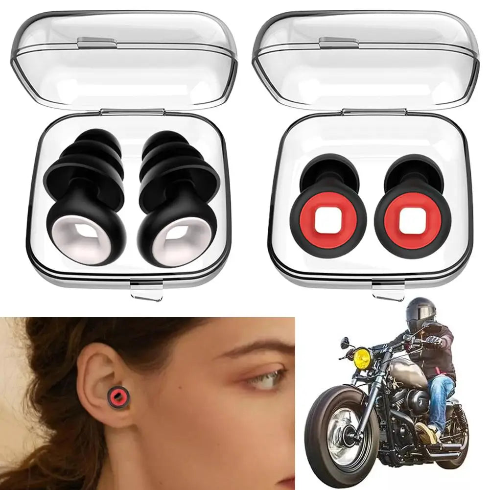 Bouchons d'Oreilles Anti-Bruit 27dB en Mousse Mémoire - Équipement Moto – photo 2/8