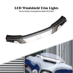Garniture de pare-brise lumineuse LED, veilleuse et clignotant, Harley Touring 2014-2025 - vue 7