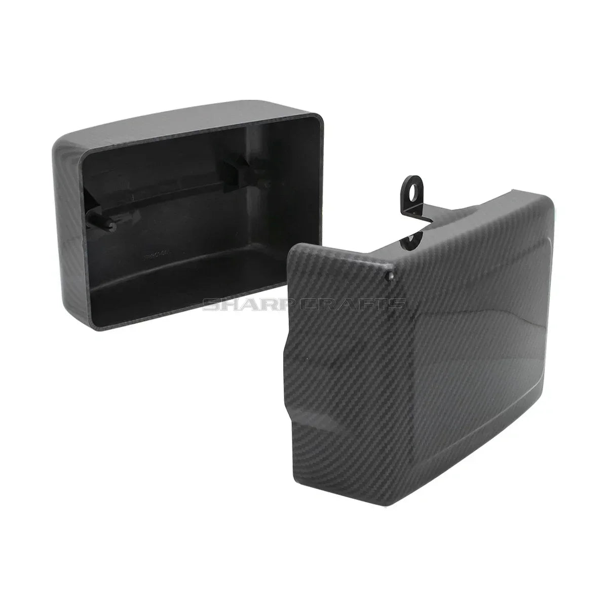 Caches latéraux de batterie pour Harley Dyna - vue 4