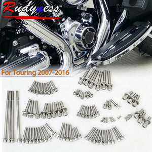 Kit de boulons et caches colorés pour moteur Harley Touring - vue 2