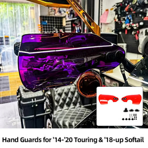 Protège-Mains PC 4mm pour Harley Touring 2014-2020, Softail Low Rider S 2018+ – photo 1/29