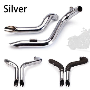 Drag pipes inox pour Harley Sportster - vue 3