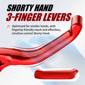 Leviers de frein et d'embrayage courts 3 doigts (Shorty) - Harley-Davidson Softail 2015-2024 – photo 4/13