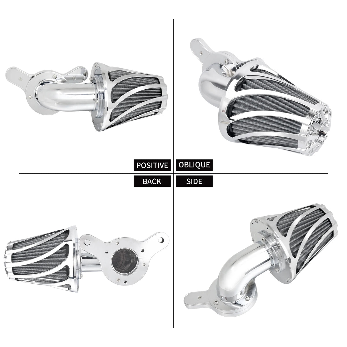 Filtre à air CNC en aluminium pour moteur Harley-Davidson - vue 3