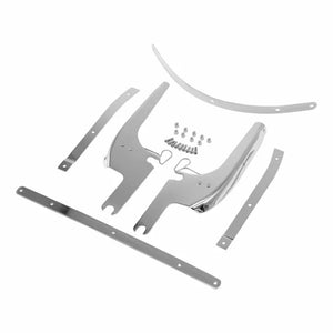 Kit de fixation de pare-brise chromé pour Harley Road King - vue 3