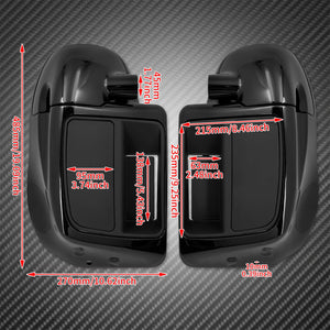 Carénages inférieurs ventilés avec vide-poches, noir brillant - Harley-Davidson Touring 2014-2023 – photo 6/7