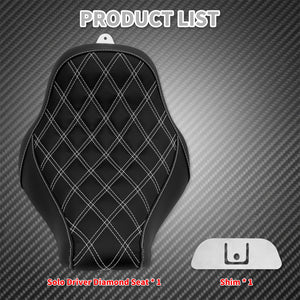 Selle Solo Diamant Profil Bas - Harley-Davidson Softail Breakout, Fat Boy (FXBRS/FLSTF) 2018-2025 – photo 5/8
