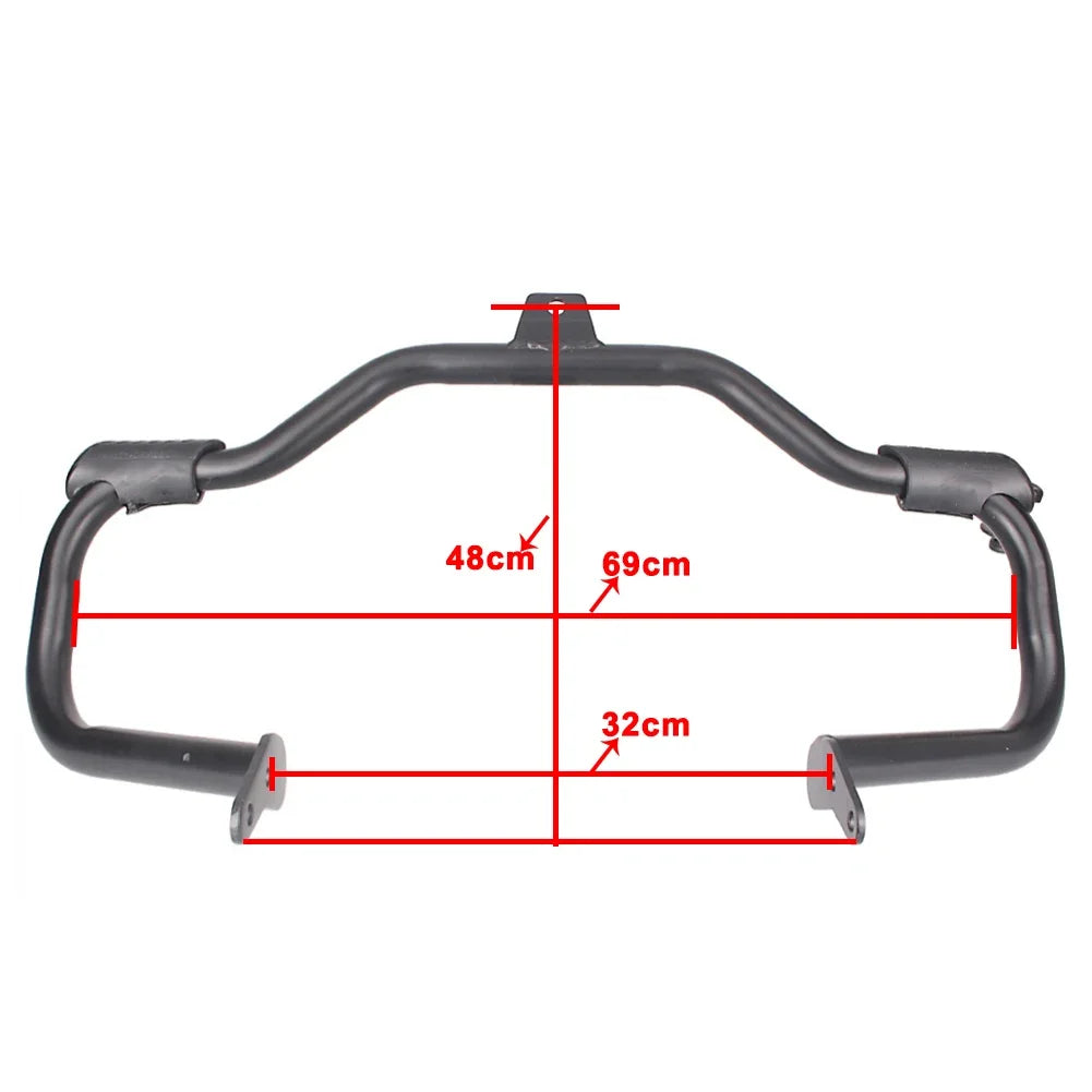 Barre de Protection Moteur Chromée (Crash Bar) - Harley-Davidson Dyna 1991-2016 - vue 4