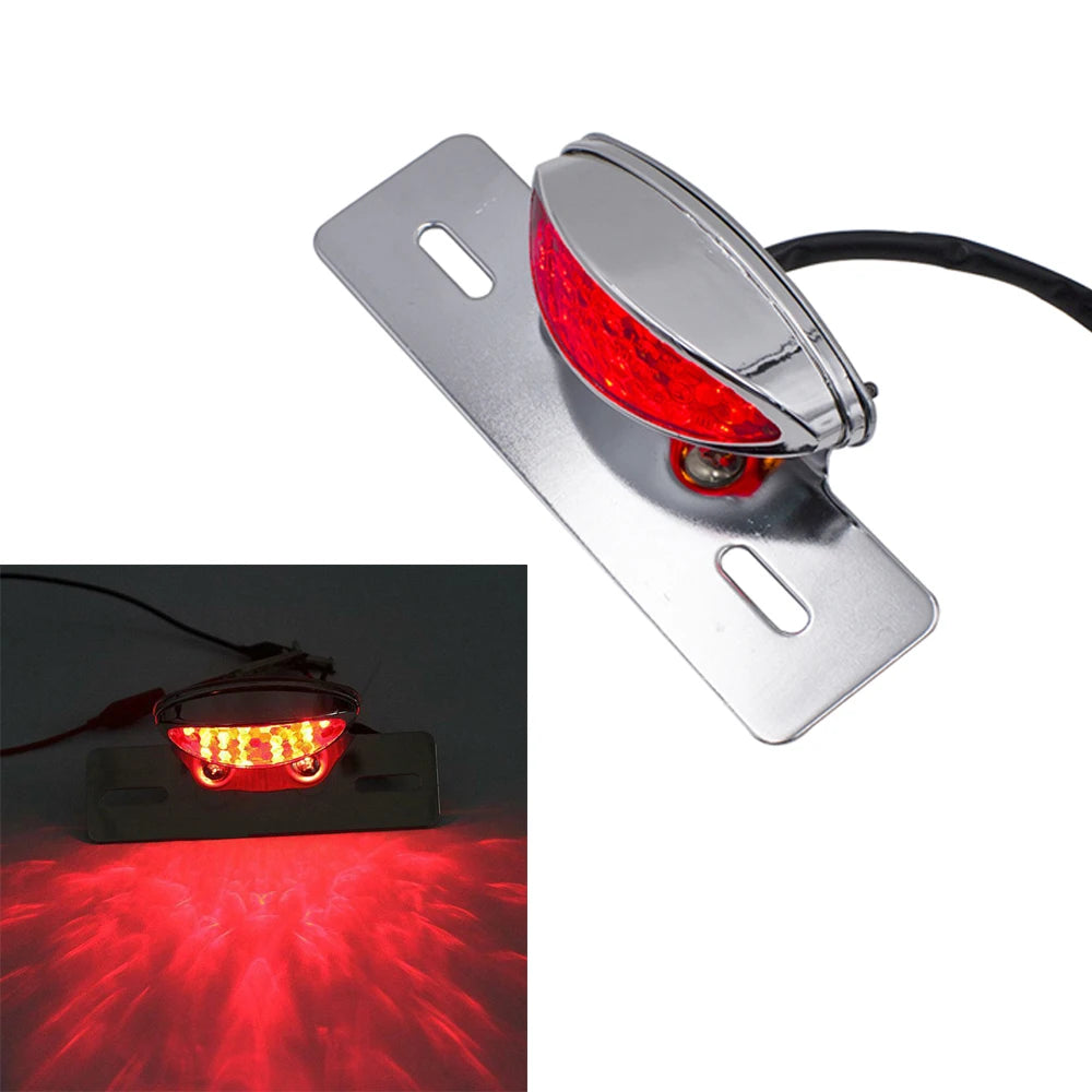 Feu arrière LED avec support de plaque pour Harley bobber - vue 5
