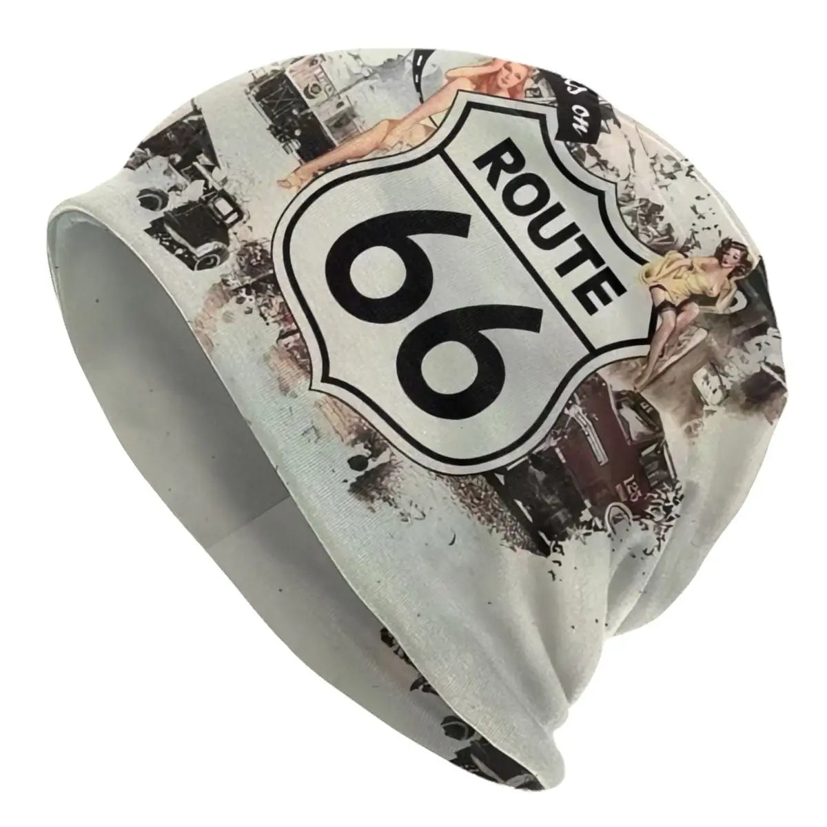 Bonnet tricoté biker Route 66 pour l'hiver - vue 28