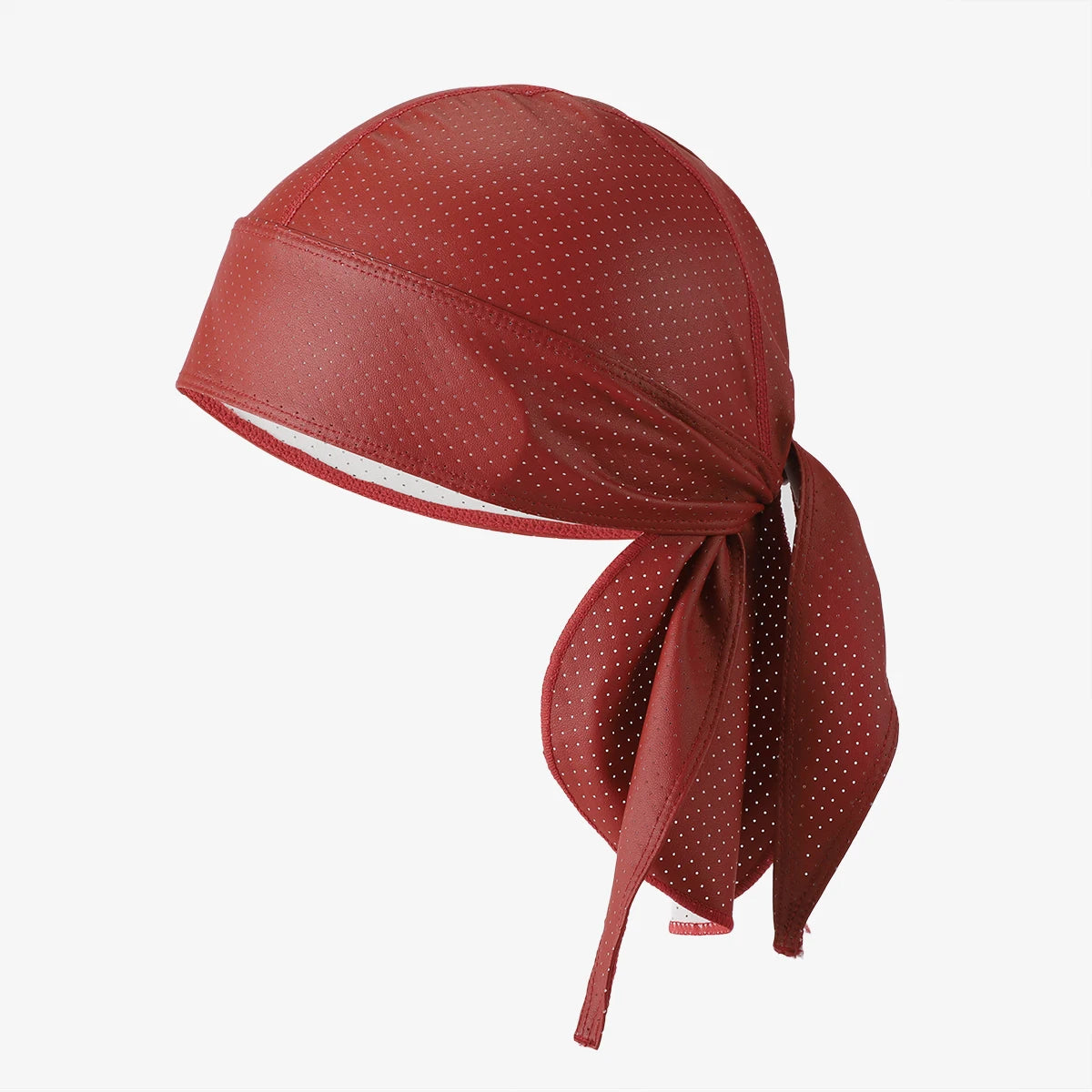 Durag headwrap noir perforé pour homme - vue 7