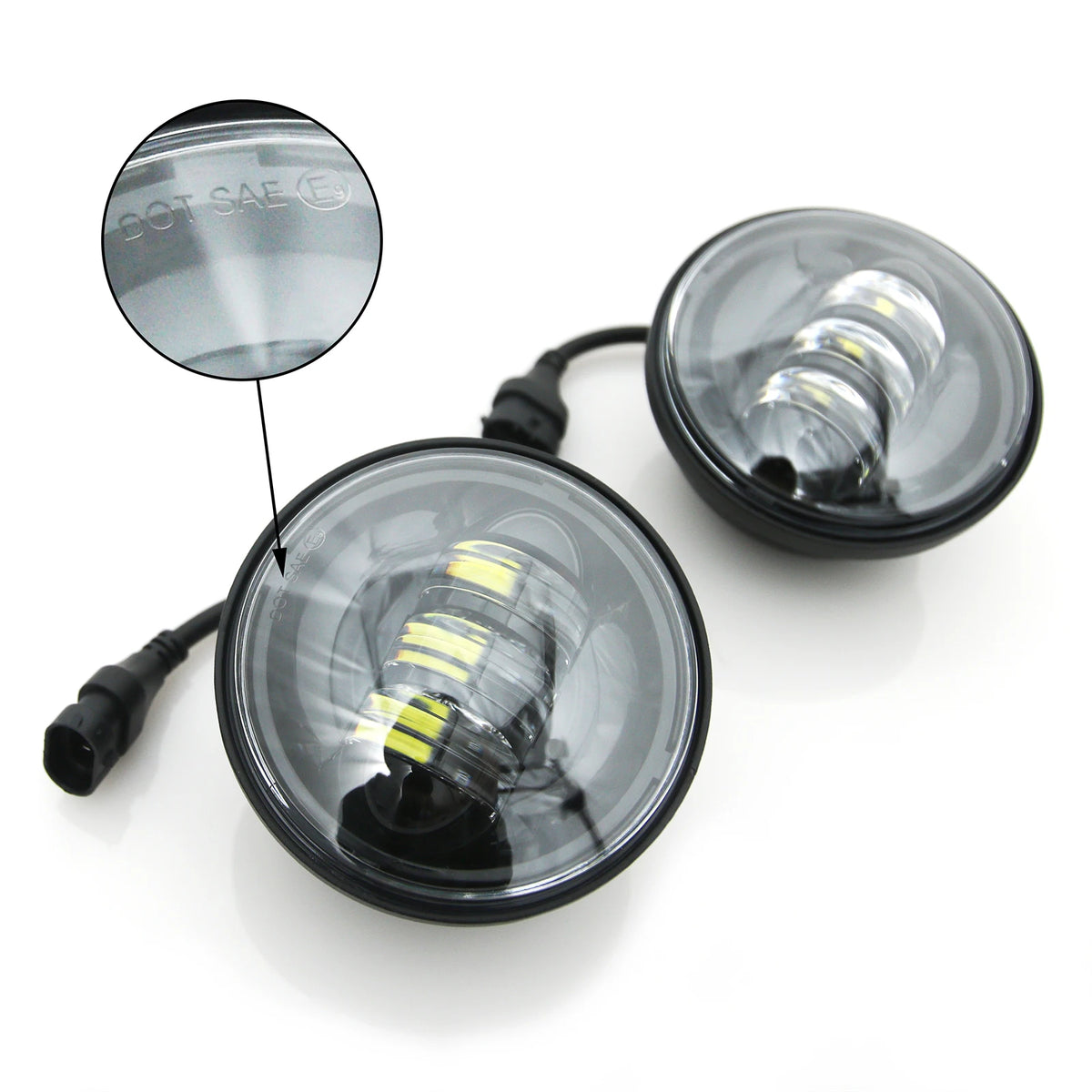 Kit phares additionnels LED pour Harley Touring - vue 3