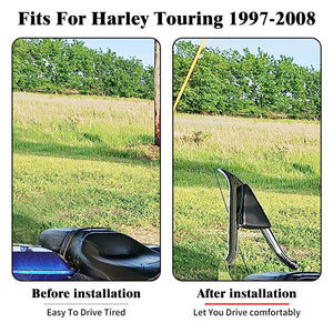 Dossier Passager Amovible Chromé (Sissy Bar) - Harley-Davidson Touring Road King, Street Glide, Electra Glide 1997-2008 – photo 5/7