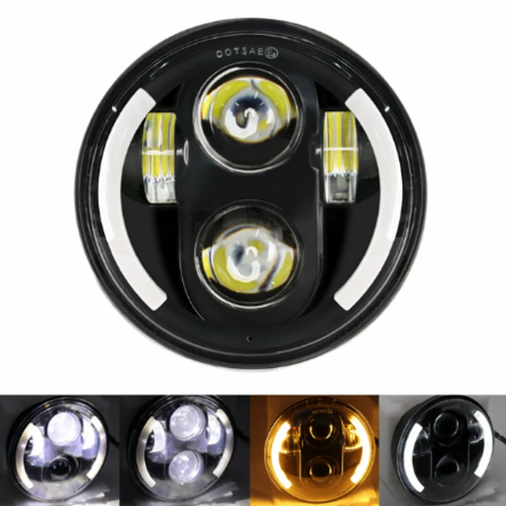 Phare LED 5,75 pouces pour Harley Sportster - vue 9