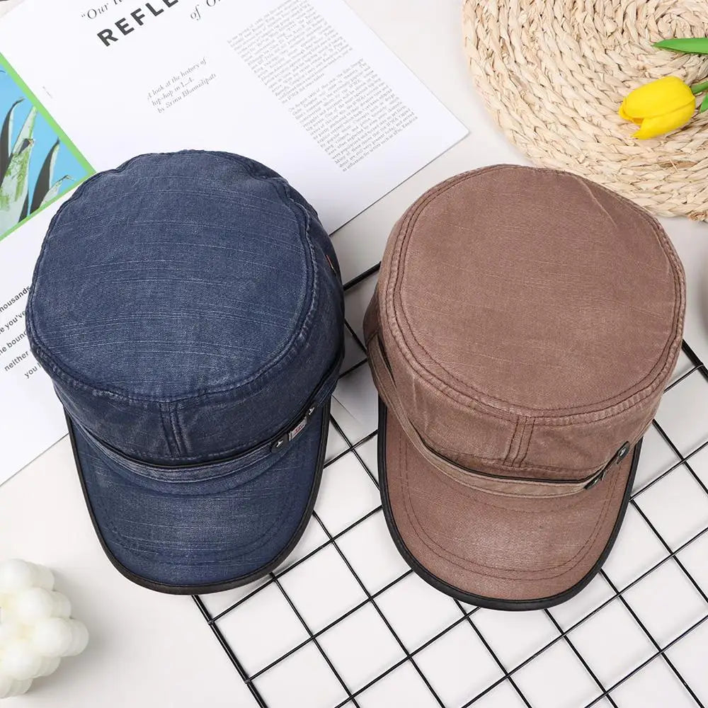 Casquette homme en coton beige - vue 3