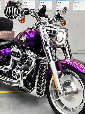 Pare-chocs avant en acier pour Harley-Davidson Softail - vue 1
