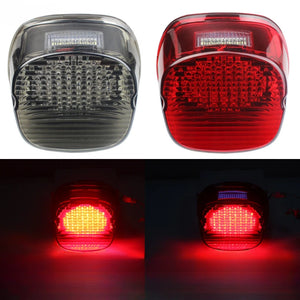 Feu arrière LED rouge ou fumé pour Harley - vue 1