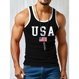 Débardeur homme aigle USA 250 ans - vue 2