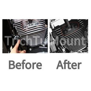 Caches de boulons de culasse pour Harley Twin Cam Evo Sportster - vue 2