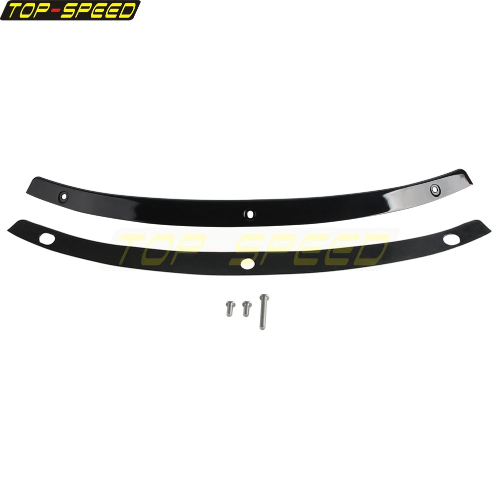 Bandeau chromé de garniture de pare-brise pour moto Harley-Davidson Touring - vue 8