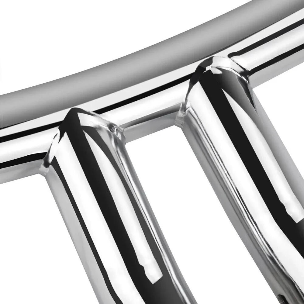 Guidon T-bar 2 pouces chromé pour Harley Softail, Dyna, Touring et Sportster - vue 4