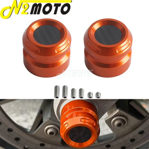Caches d'écrou d'axe avant en aluminium pour Harley-Davidson - vue 10
