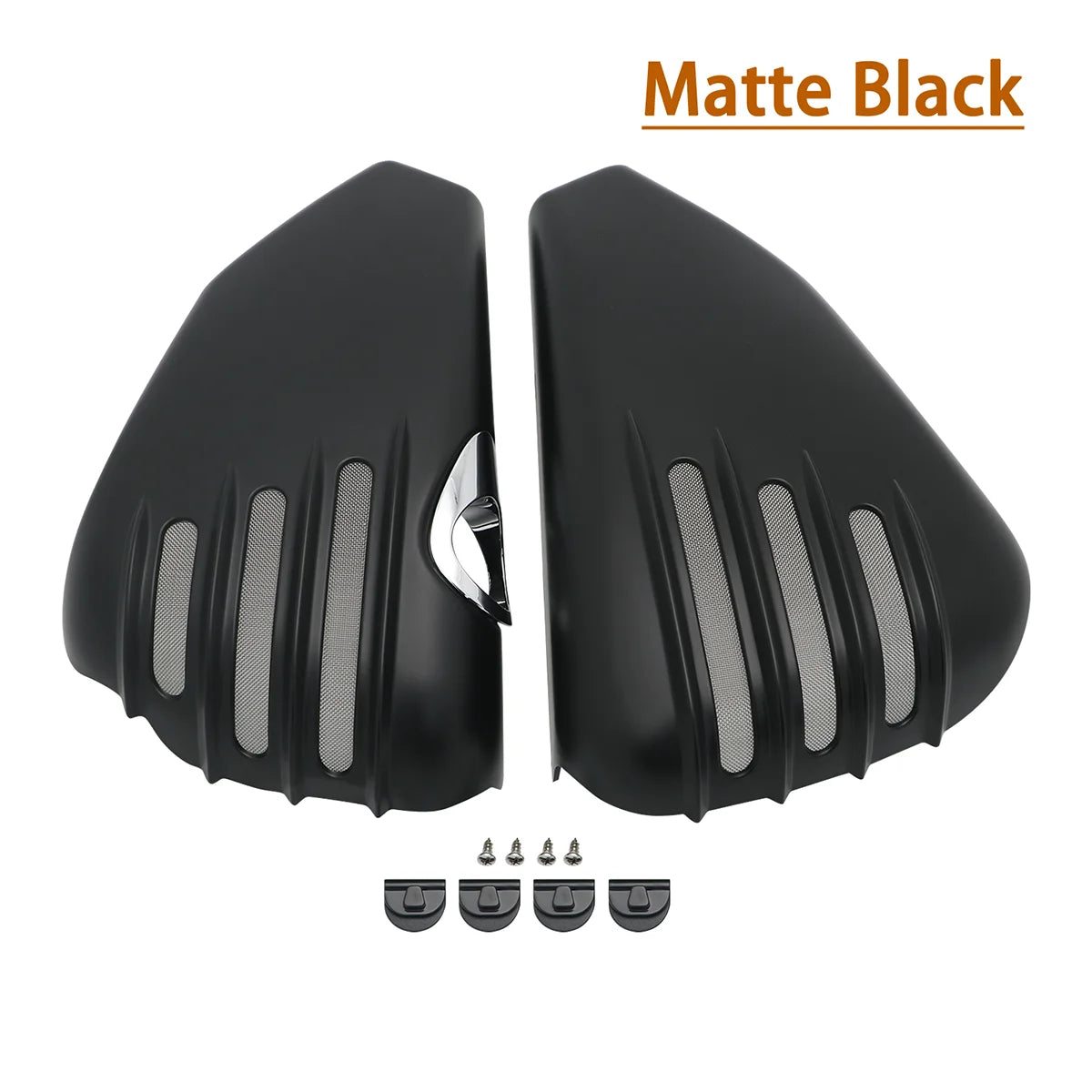 Caches latéraux de batterie pour Harley Sportster - vue 1