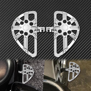 Kit marchepieds avant et repose-pieds arrière pour Harley-Davidson Touring, Electra Glide, Street Glide, Dyna et Softail FL – photo 7/11