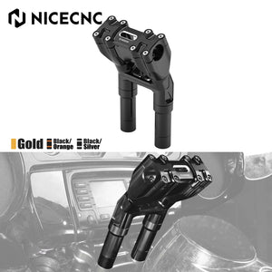Rehausseur de Guidon Kickback pour Guidon 1-1/8" - Harley Street Glide, Road King, Electra Glide, Tri Glide – photo 1/9