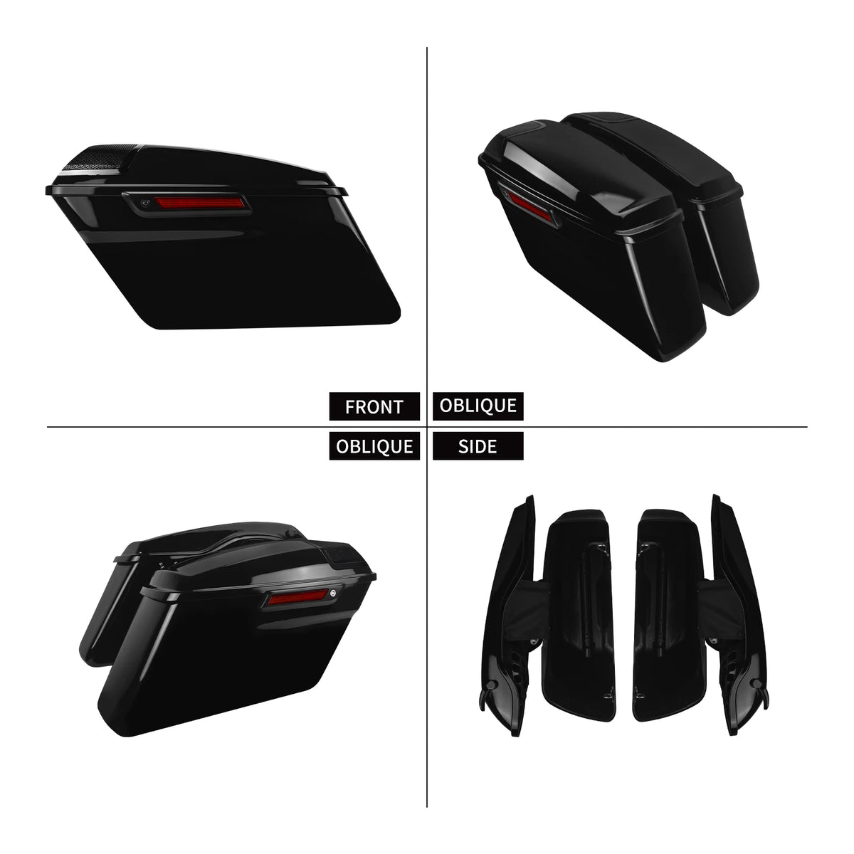 Sacoches Rigides avec Cache Haut-Parleur - Harley-Davidson Touring 2014-2024 – photo 4/10