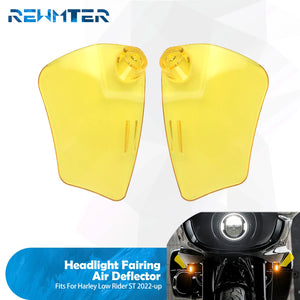 Déflecteur d'air latéral coloré pour carénage de phare Harley Low Rider ST - vue 8
