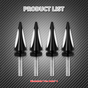 Lot de 4 vis de garniture de pare-brise - Harley Touring Road Glide FLTRX, FLTRU, FLTRXS 1998-2023 – photo 6/10