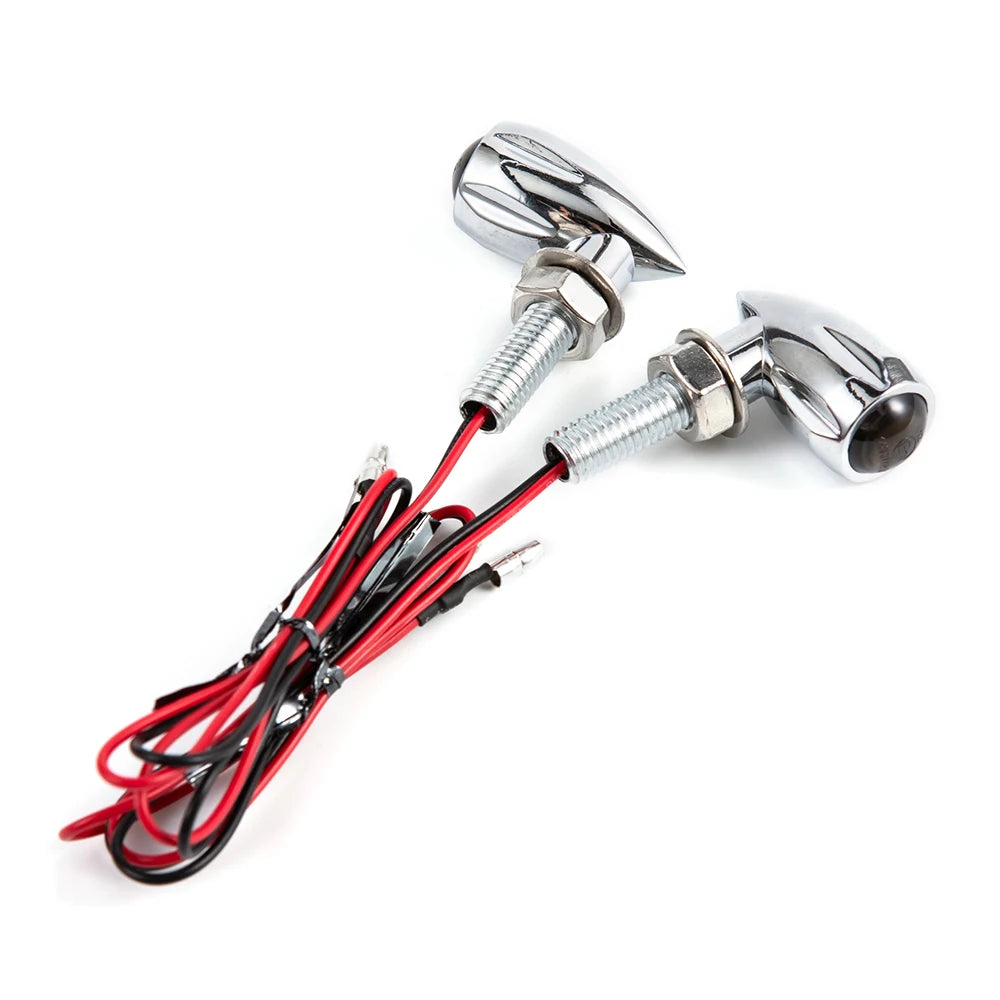 Mini clignotants LED bullet pour Harley Dyna Softail Sportster - vue 8
