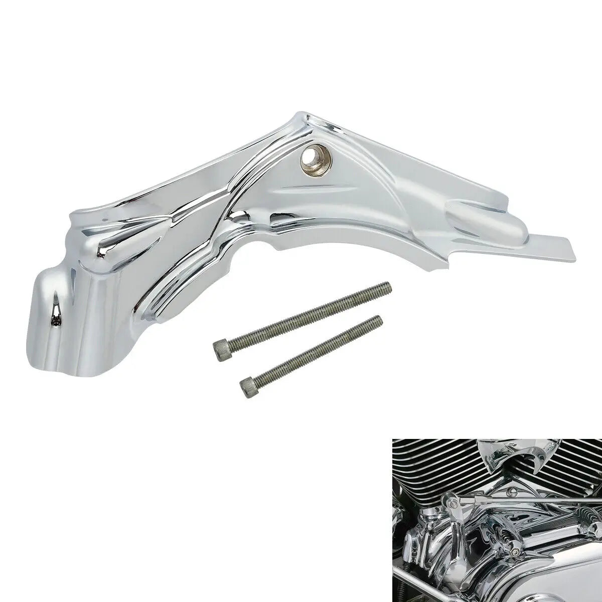 Cache latéral de base de cylindre pour Harley Touring et Dyna - vue 1