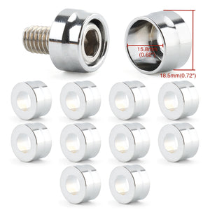 Caches de vis aluminium pour Harley Touring Softail - vue 19