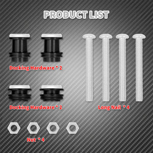Kit de Fixation Rapide pour Dossier/Sissy Bar (Docking Hardware) - Harley-Davidson Sportster, Touring & Softail – photo 4/9