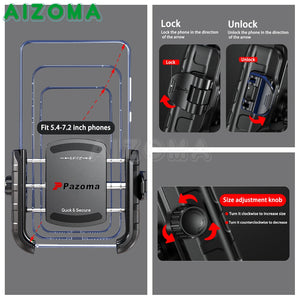 Support téléphone / GPS pour Harley-Davidson Touring CVO Road Glide FLTRXSE FLTRKSE 2015-Later – photo 6/8