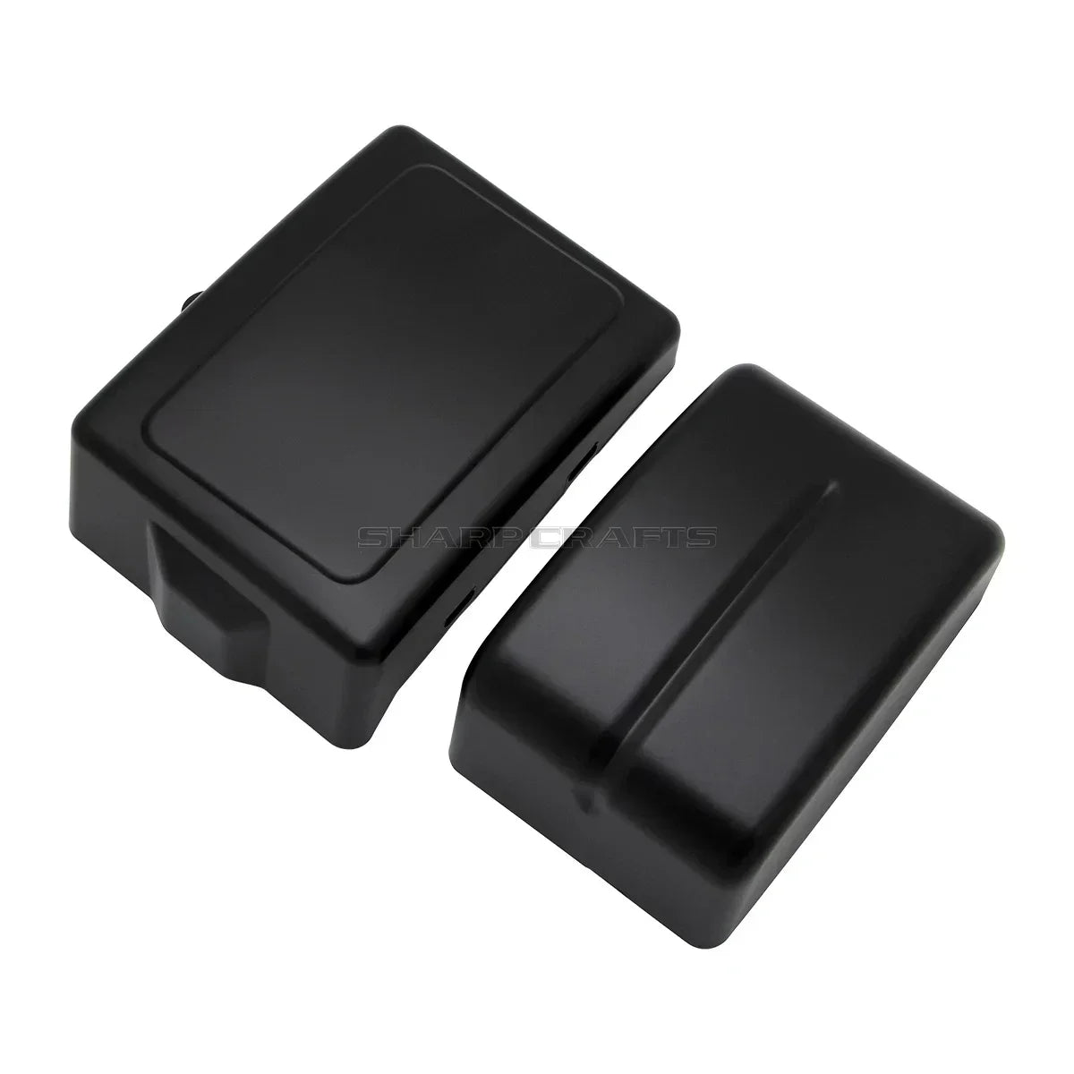 Caches latéraux de batterie pour Harley Dyna - vue 9