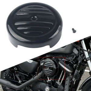Couvercle de filtre à air 8 pouces noir pour Harley Sportster Softail - vue 1