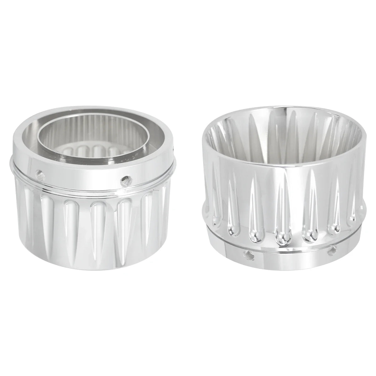 Embouts de silencieux 4,4" aluminium pour Harley Touring - vue 7