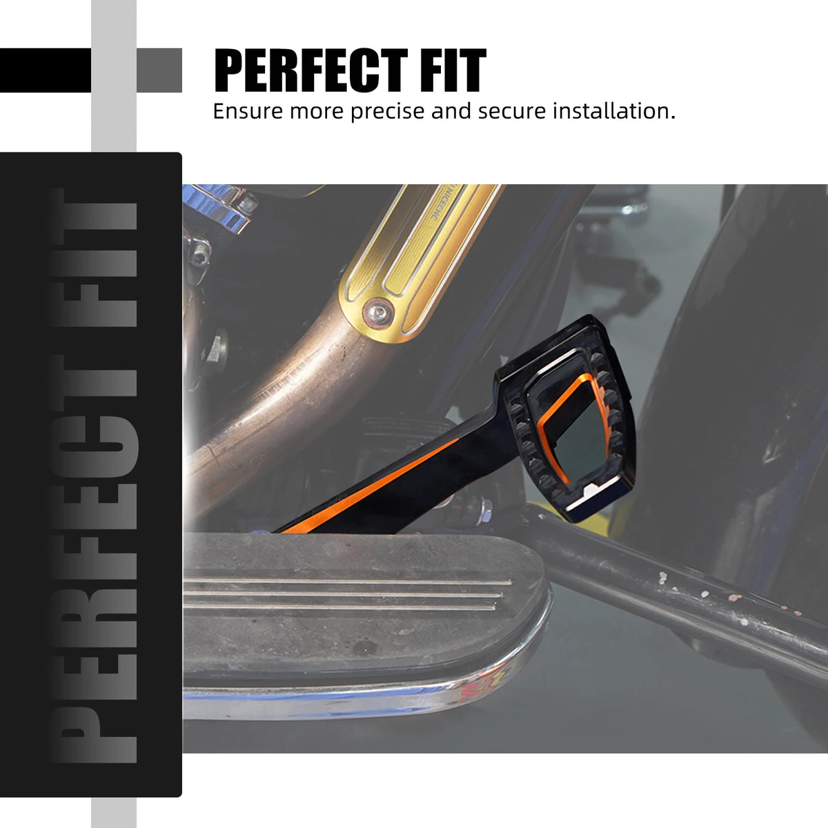 Levier de frein arrière NICECNC pour Harley-Davidson Road Glide FLTRX Special, Road King, Street Glide et Tri Glide – photo 1/11